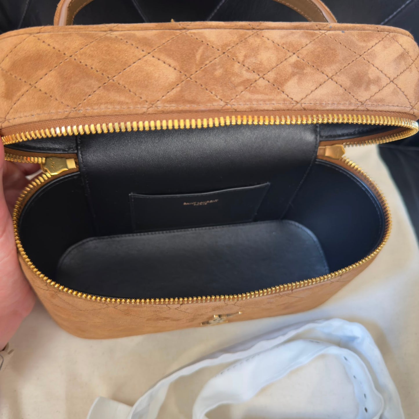 Saint Laurent Vanity in Suede Large