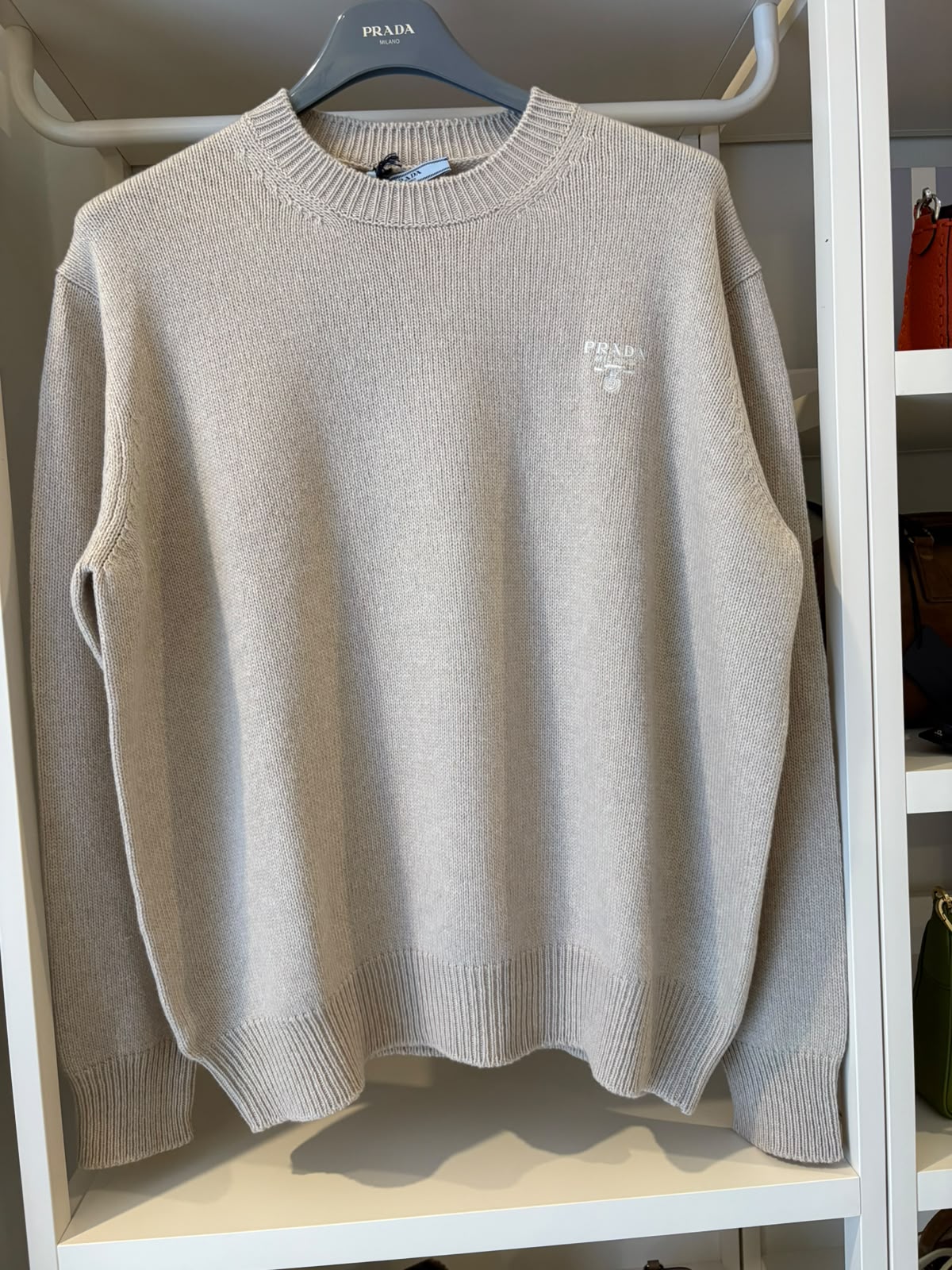 Prada pullover beige chiaro