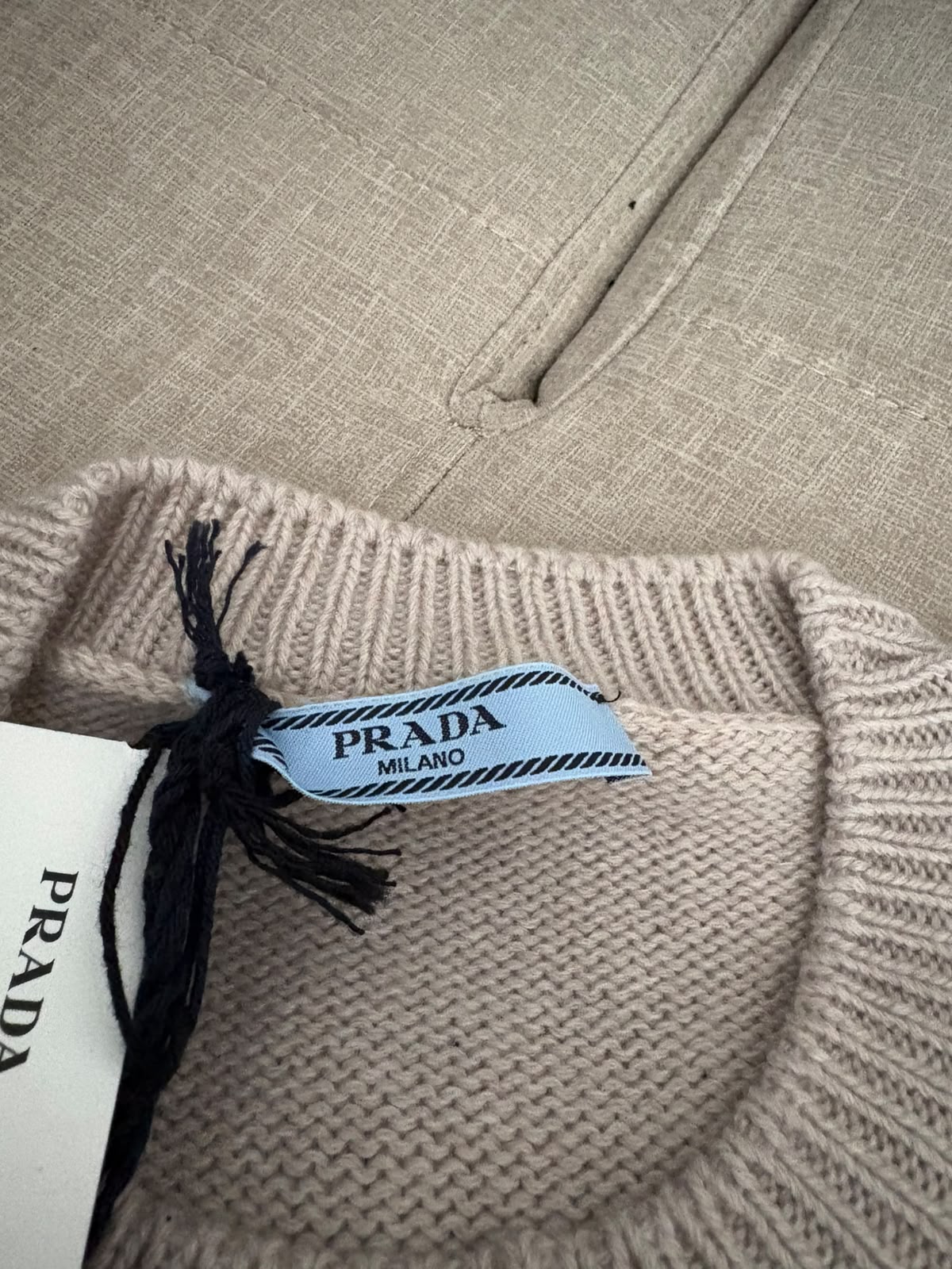 Prada pullover beige chiaro