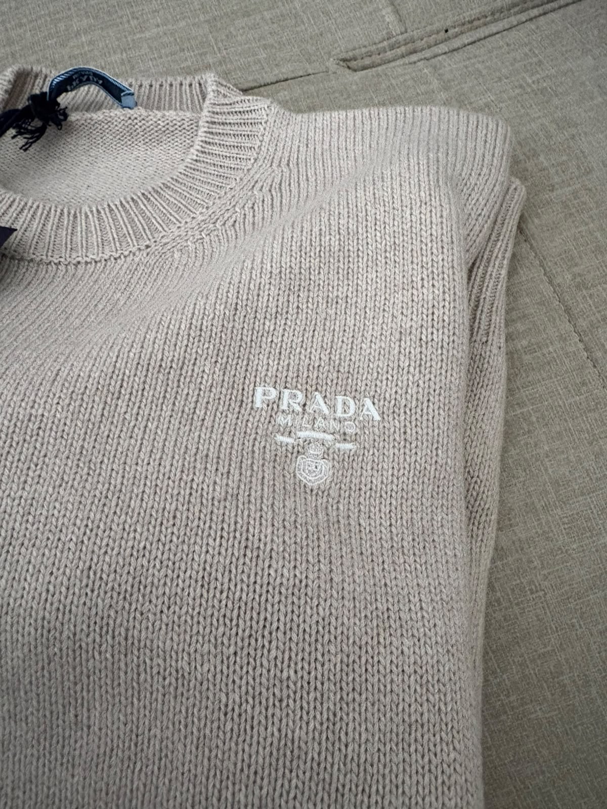 Prada pullover beige chiaro
