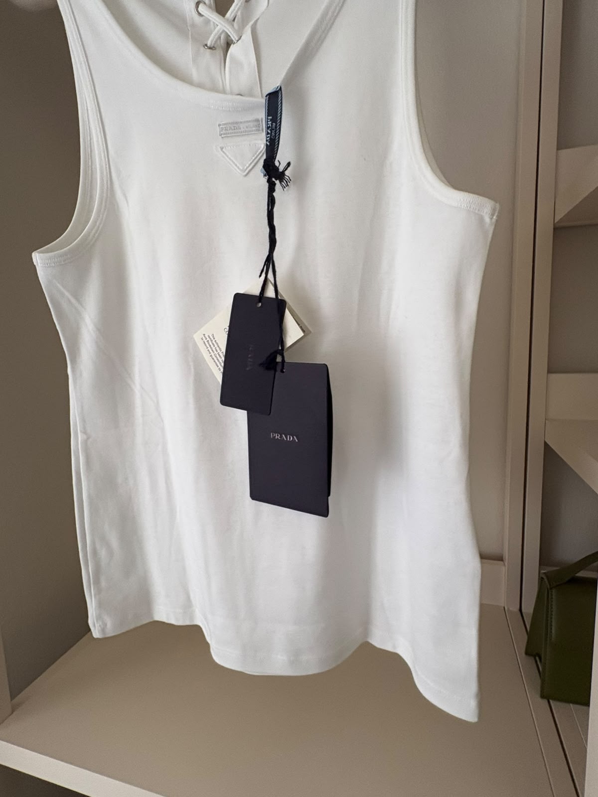 Prada canotta bianca