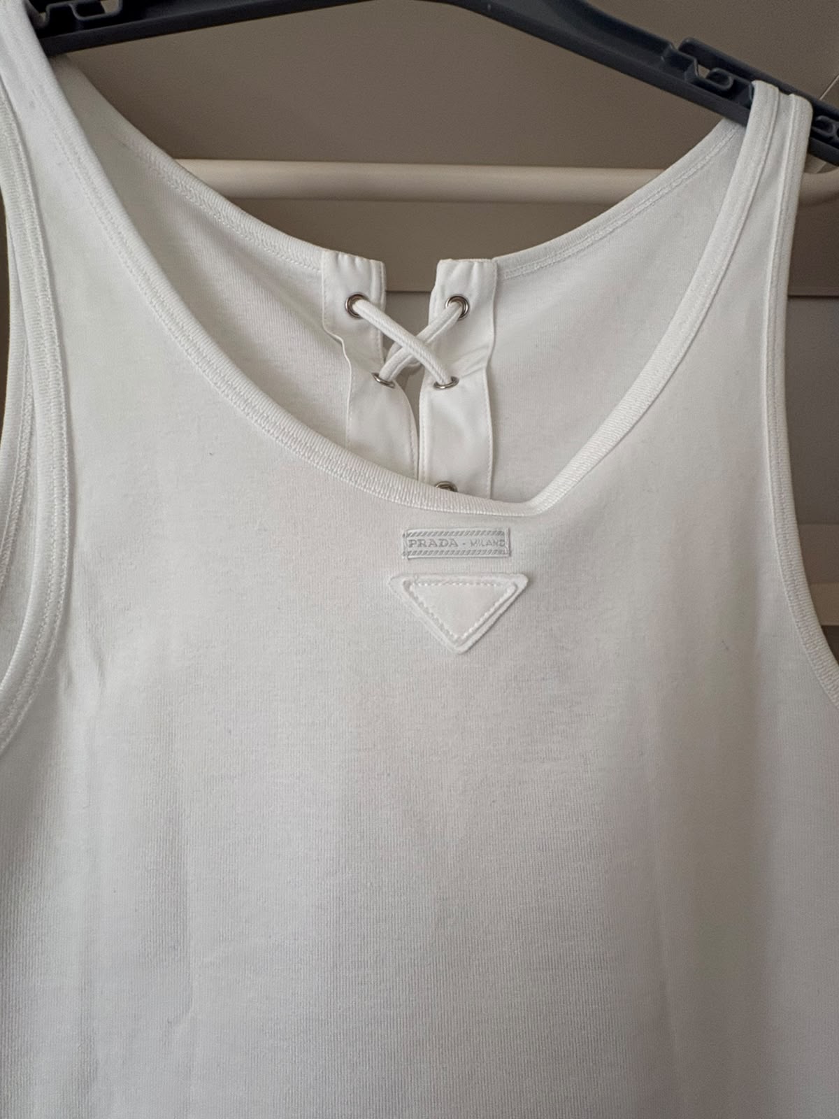 Prada canotta bianca
