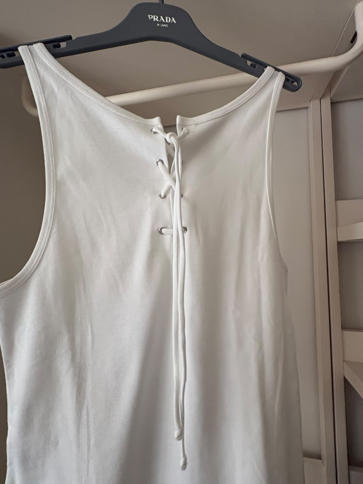Prada canotta bianca