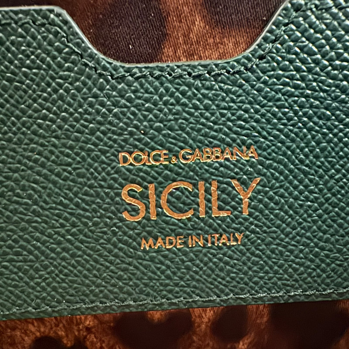 Dolce & Gabbana Borsa Sicily Verde
