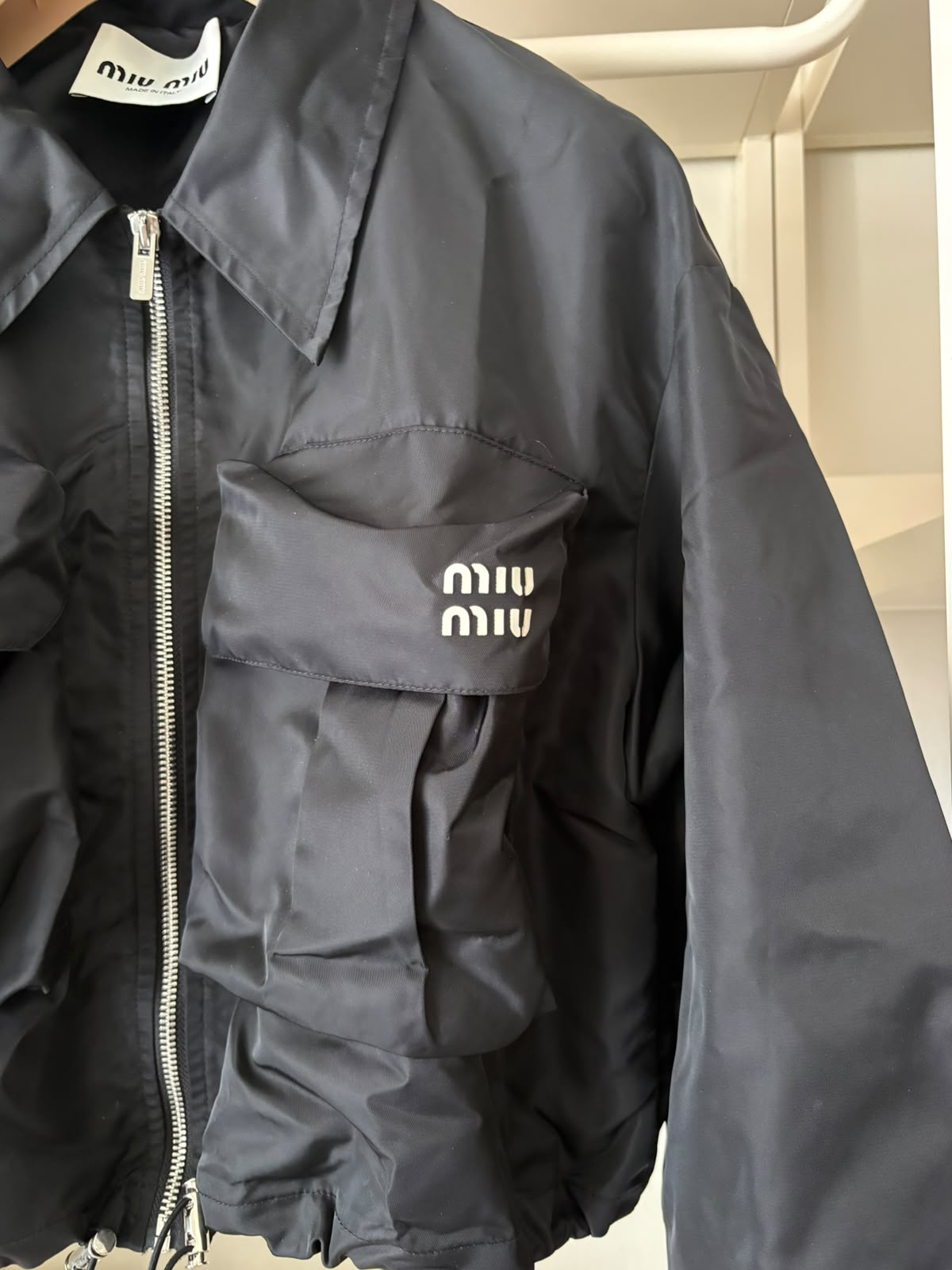 Miu Miu giacca Cargo - Nero