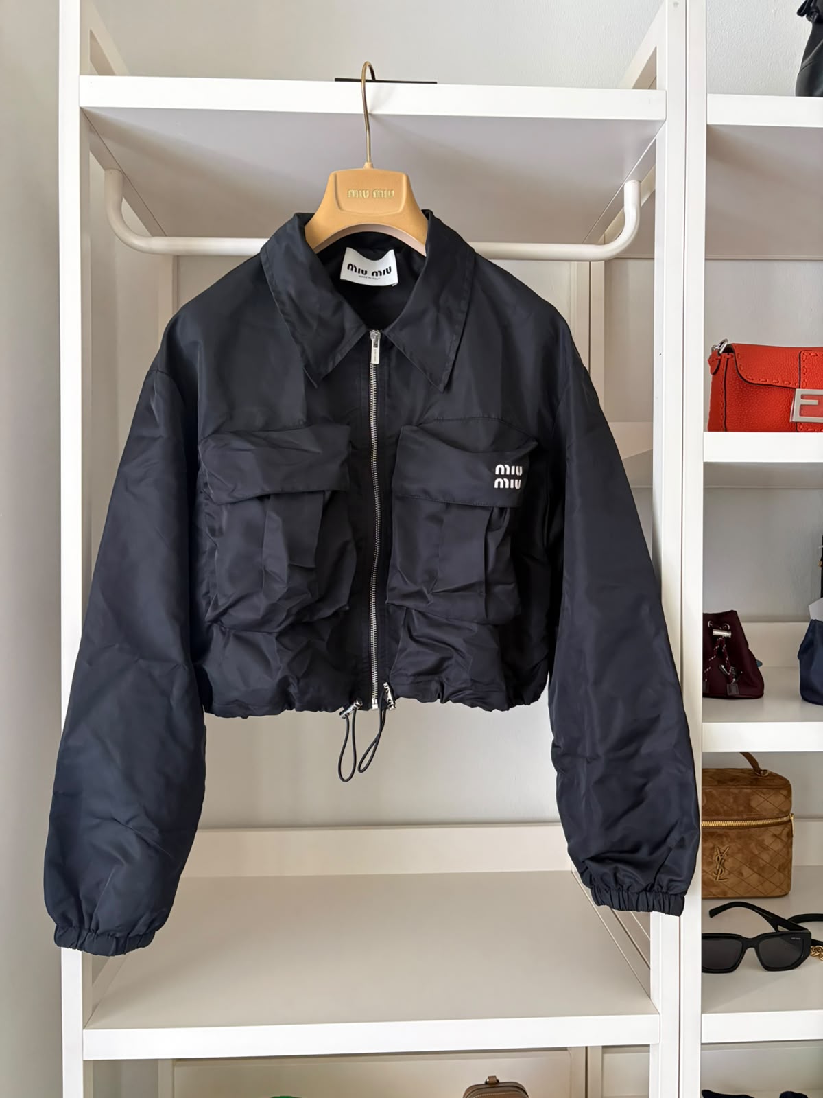 Miu Miu giacca Cargo - Nero