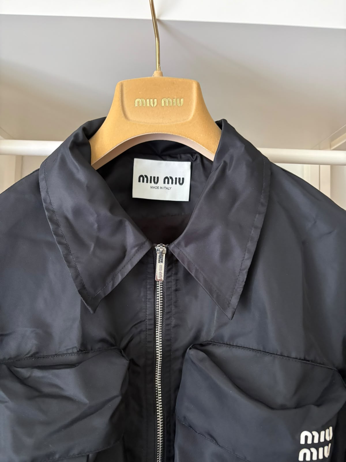Miu Miu giacca Cargo - Nero