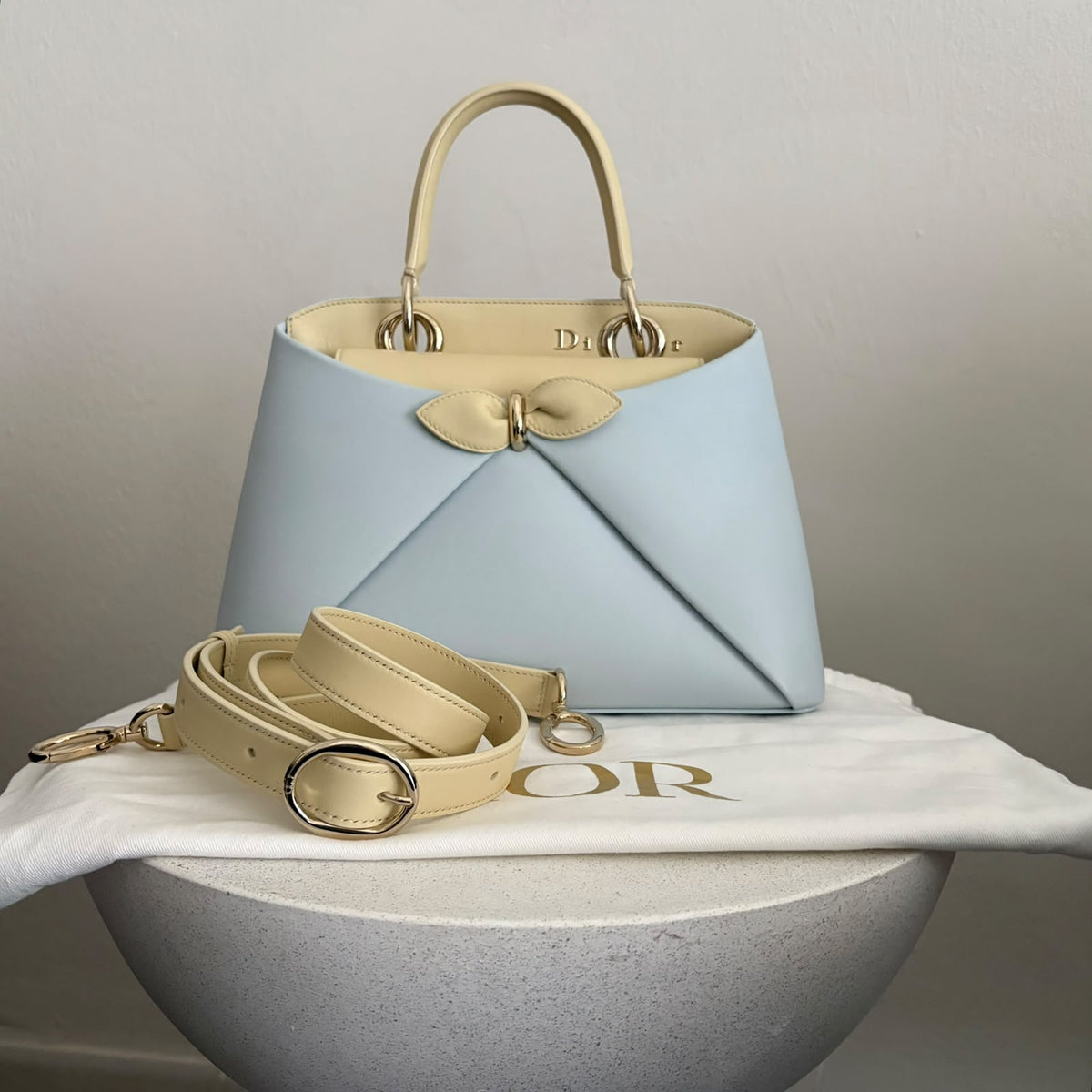 Dior Cigale Azzurro chiaro e beige