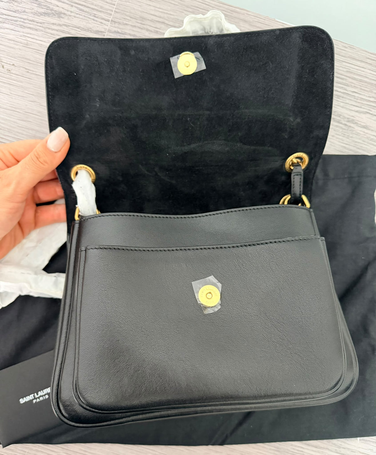 Saint Laurent Niki Cassandre nera
