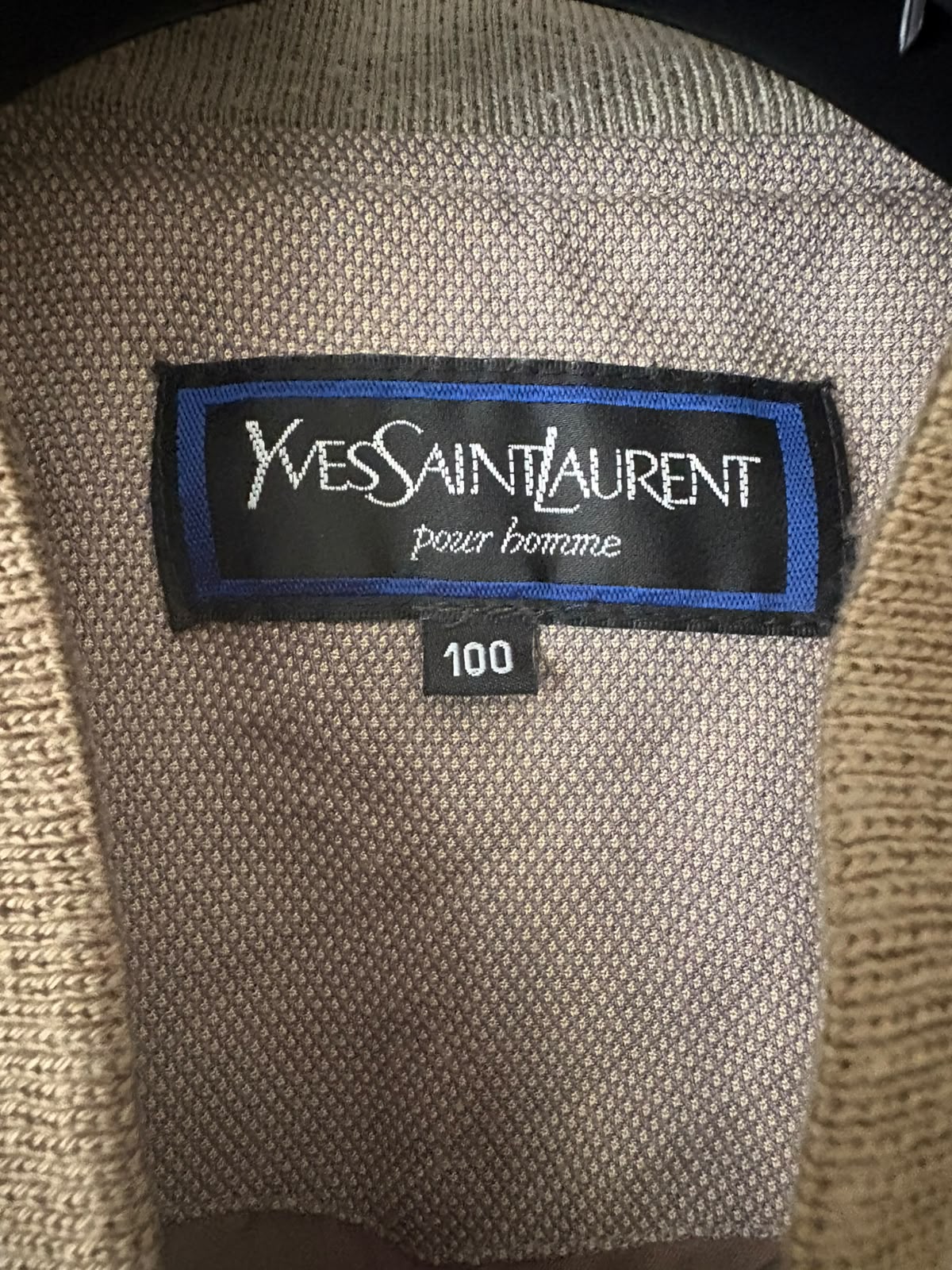 Saint Laurent giacca beige