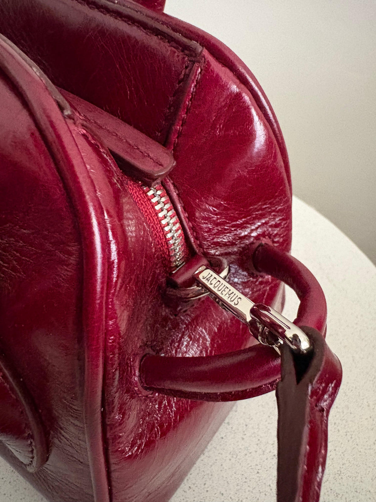 Jacquemus le Turismo Small bordeaux