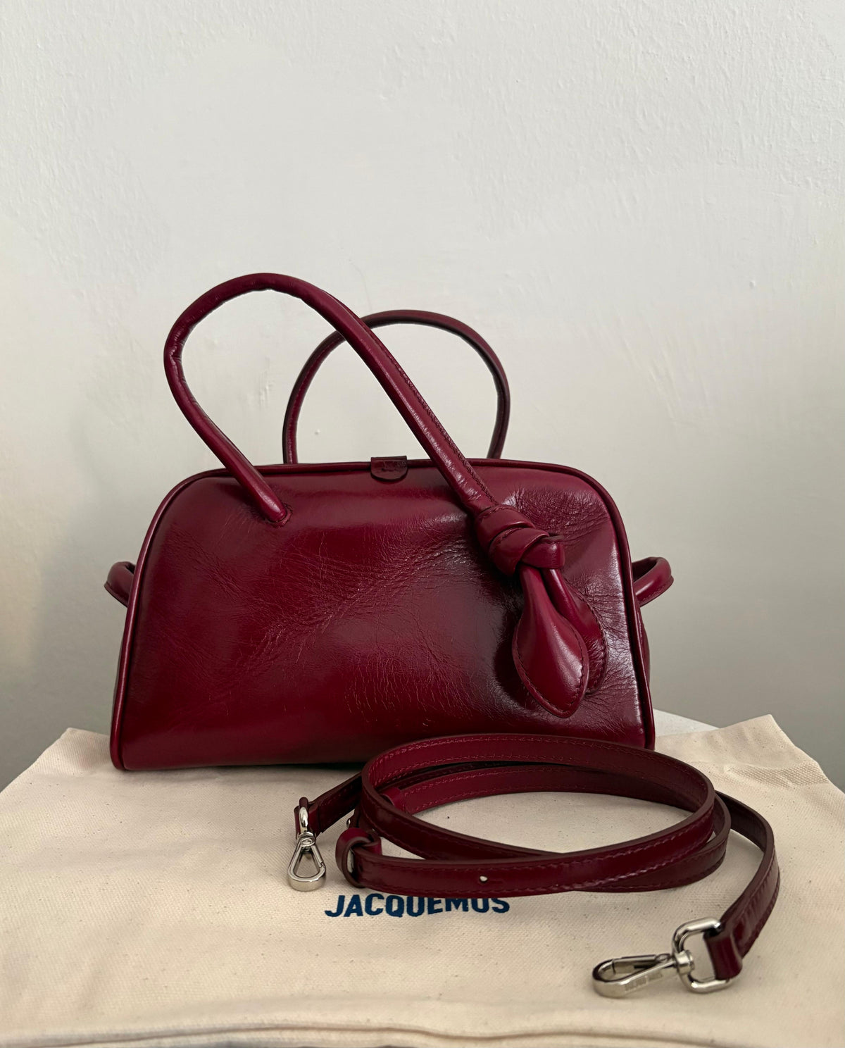 Jacquemus le Turismo Small bordeaux