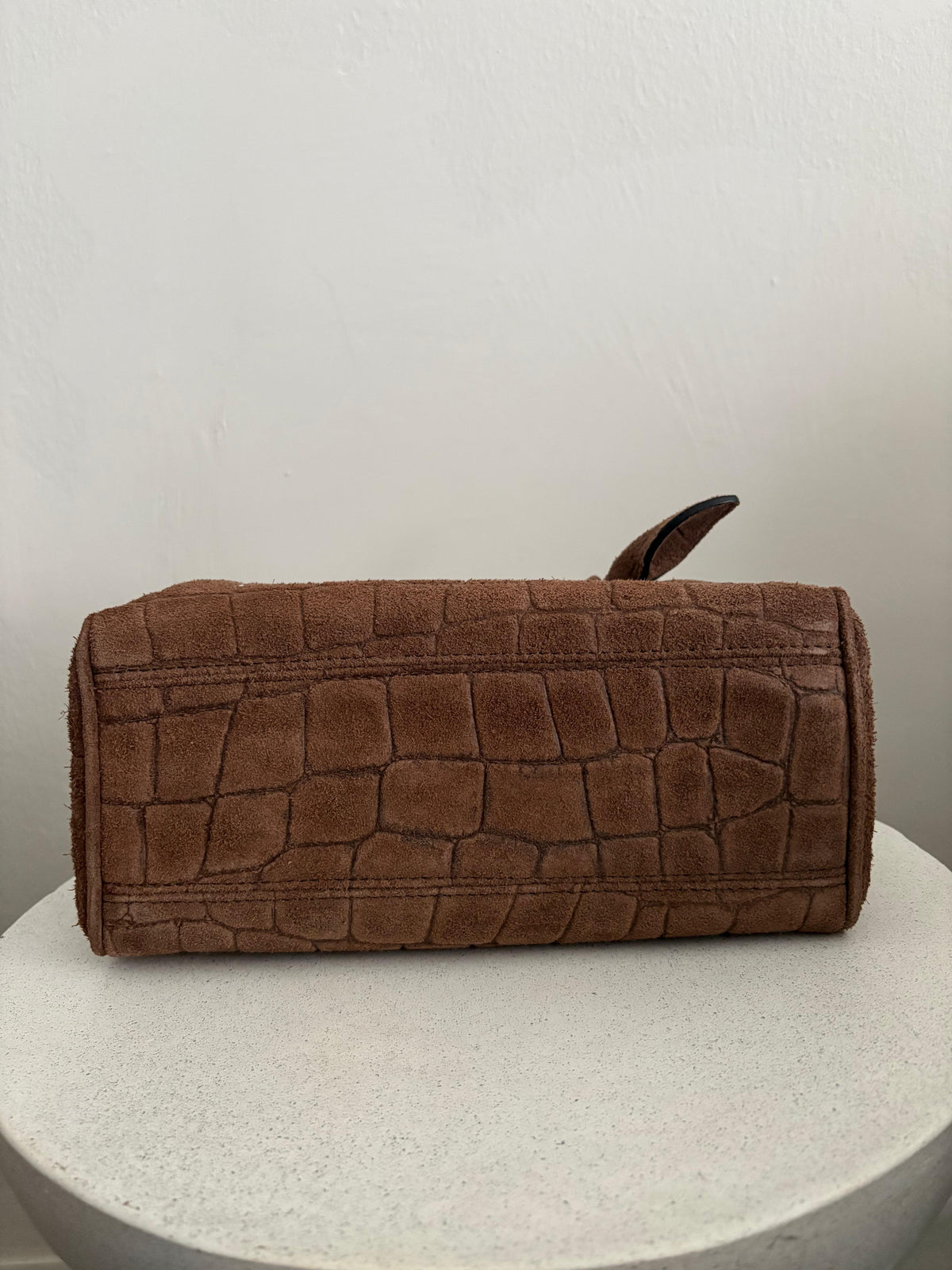 Jacquemus le Turismo in pelle scamosciata marrone