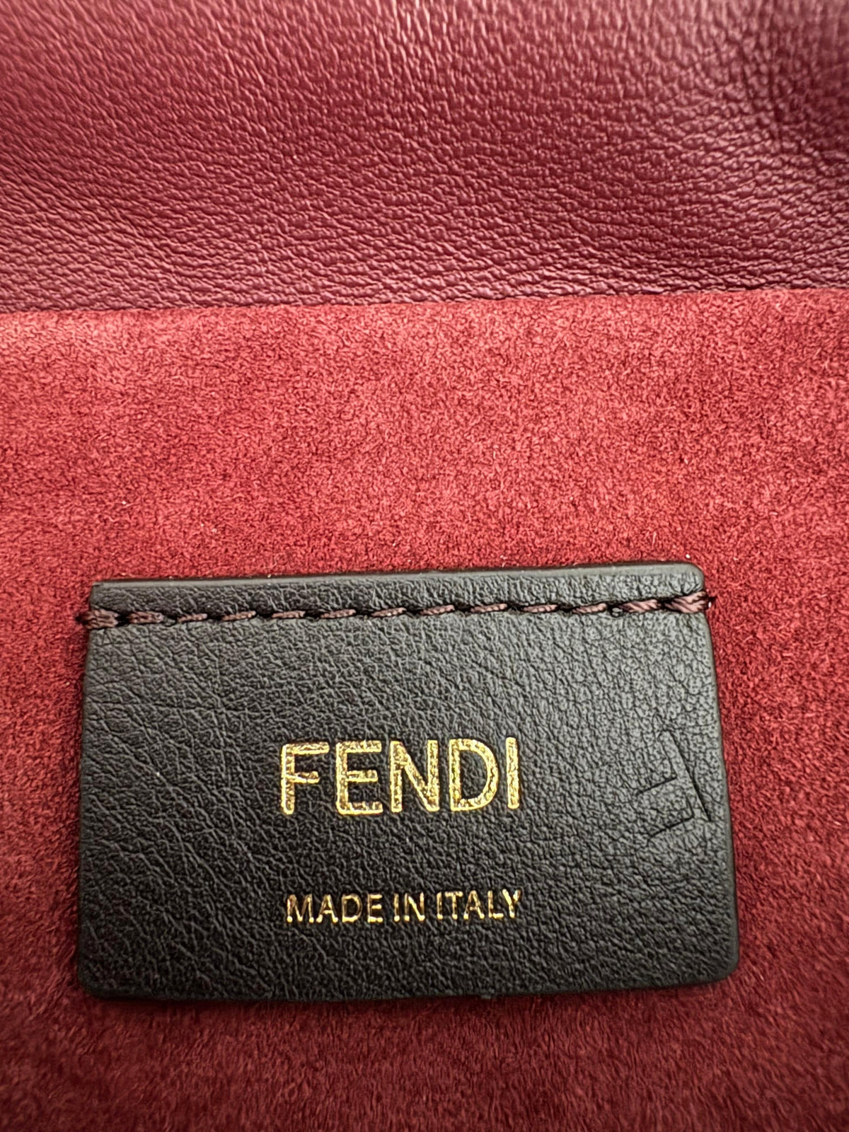 Fendi Mama Baguette Medium Bordeaux