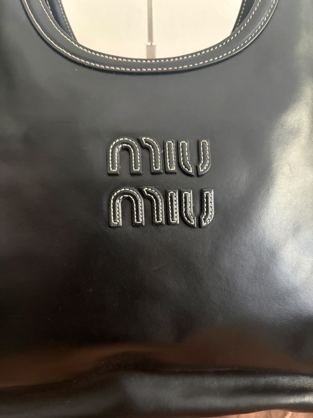 Miu Miu Ivy in pelle nera