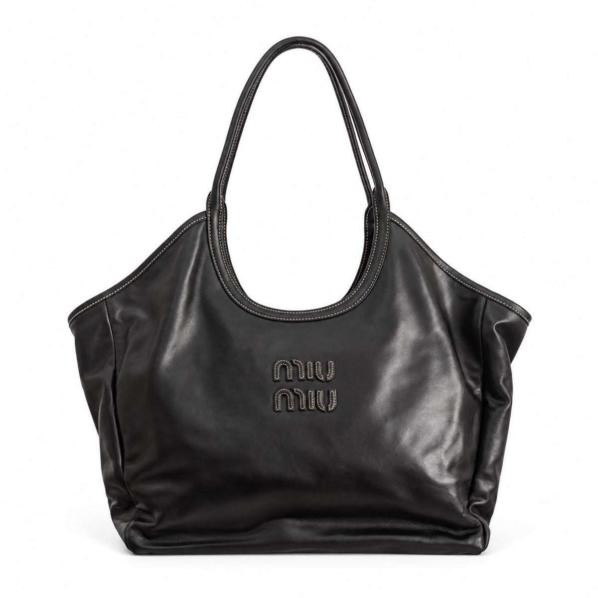 Miu Miu Ivy in pelle nera