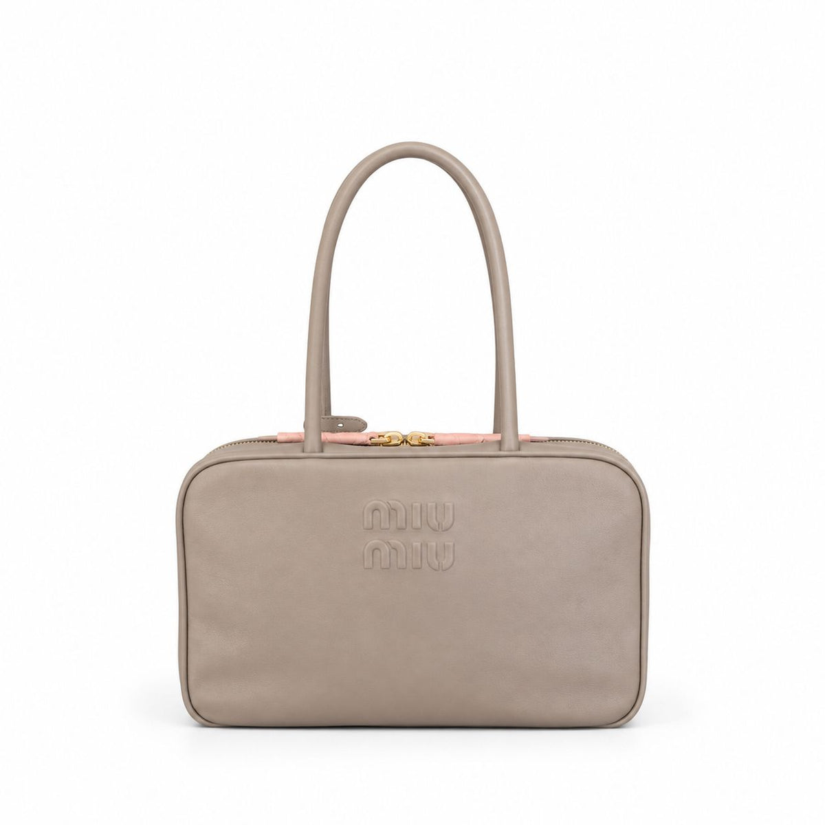 Miu Miu Beau in pelle - Tortora