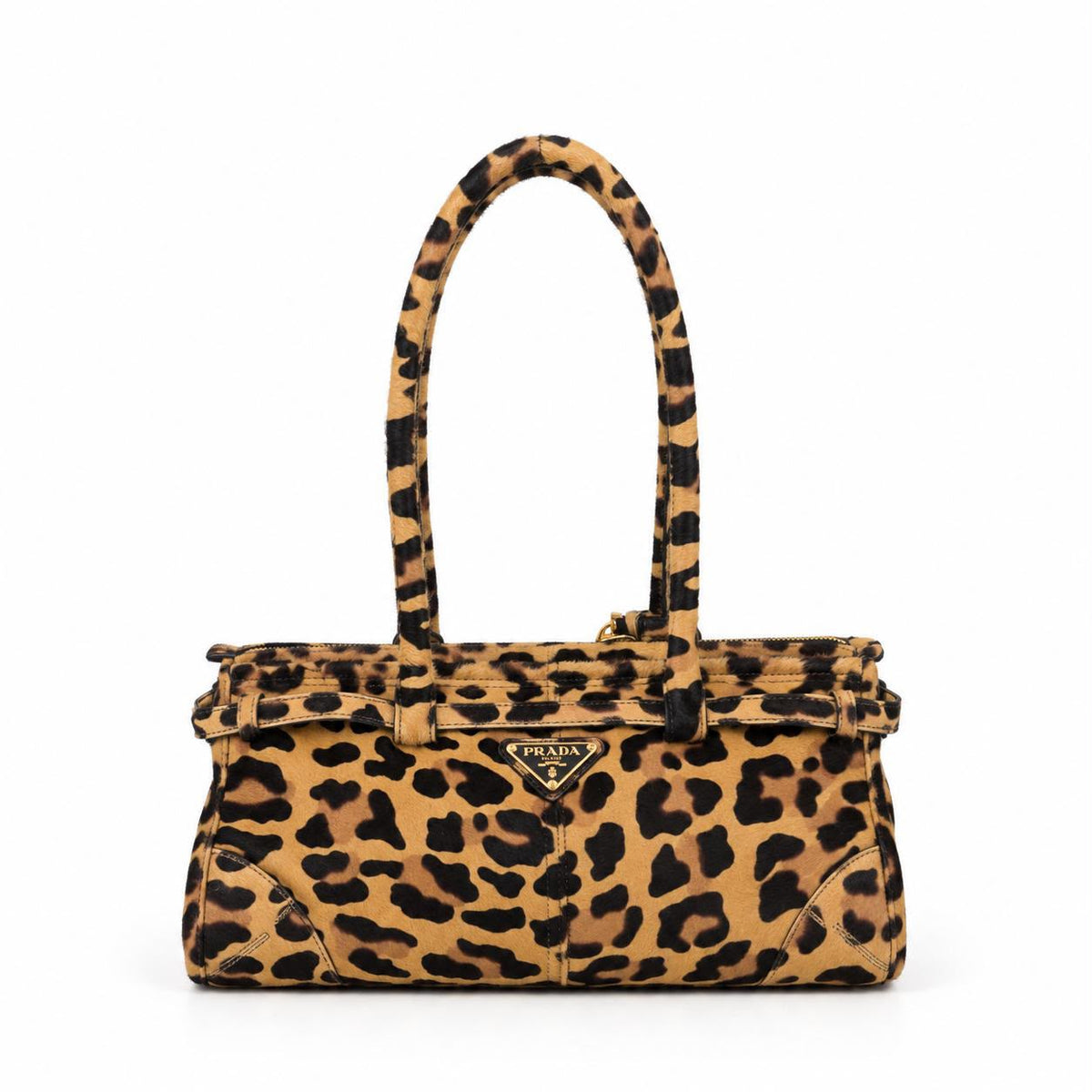 Prada Bonnie media in pelle stampata