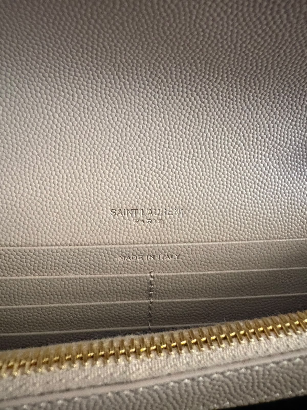 Saint Laurent Pochette Cassandre Beige