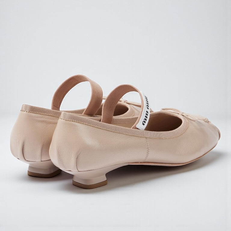 Miu Miu Ballerine Color Rosa cipria