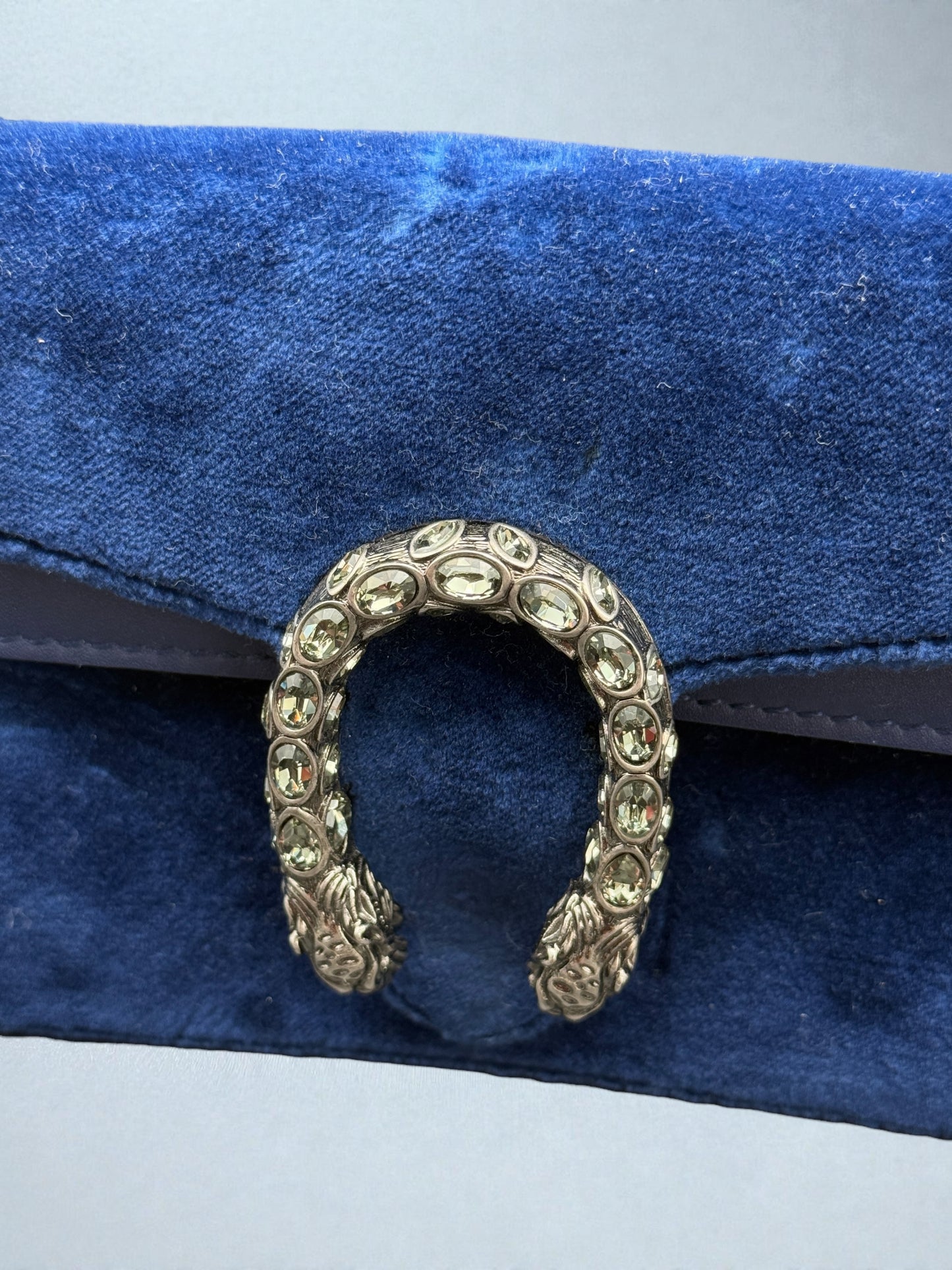 Borsa Gucci Dionysus in Velluto Blu