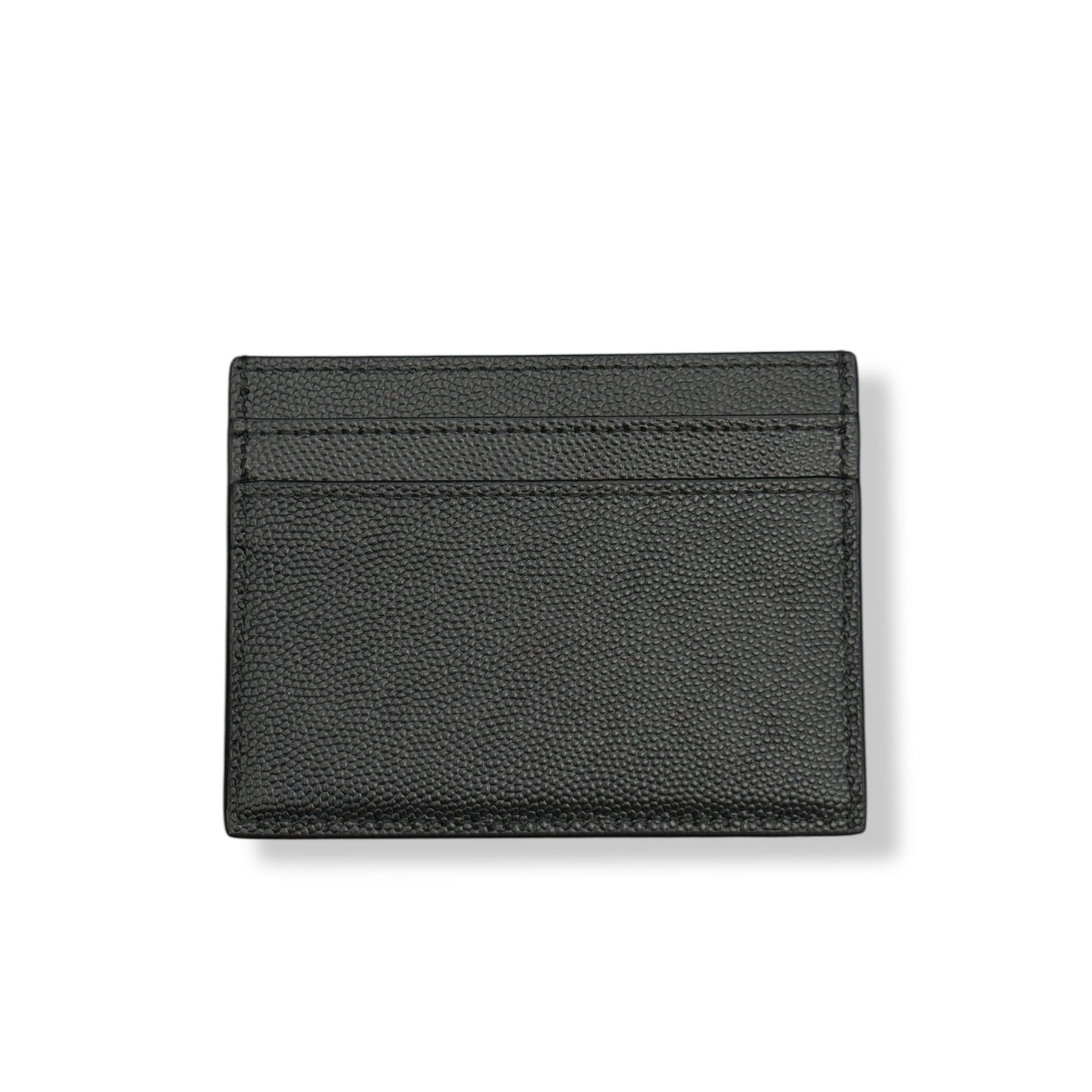 Saint Laurent Portacarte con logo argentato