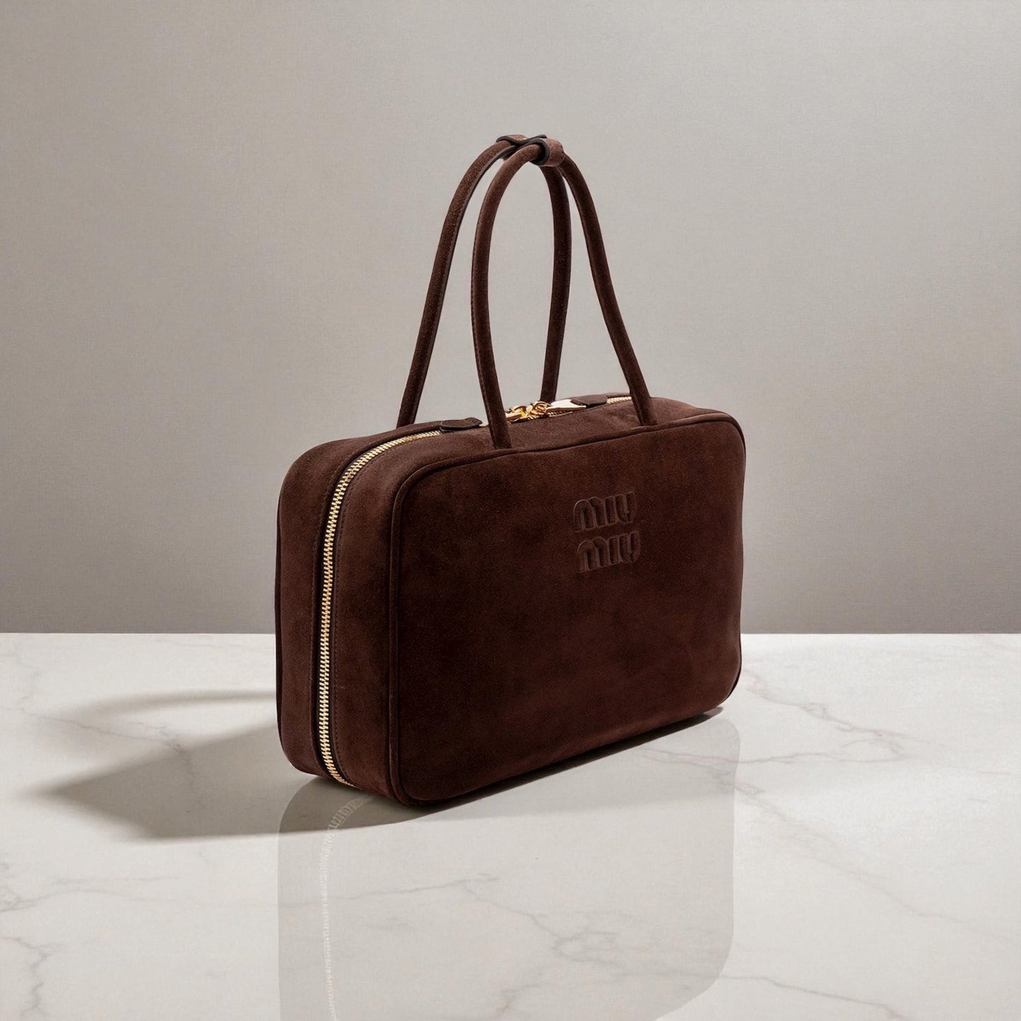 Miu Miu Borsa a mano Beau in suede