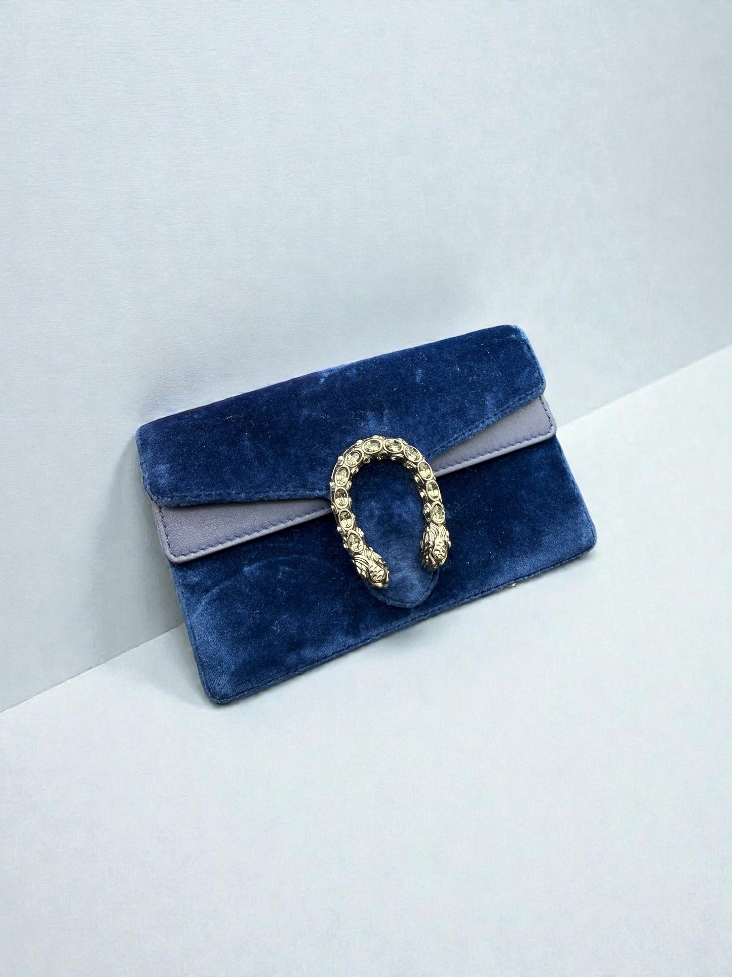 Borsa Gucci Dionysus in Velluto Blu