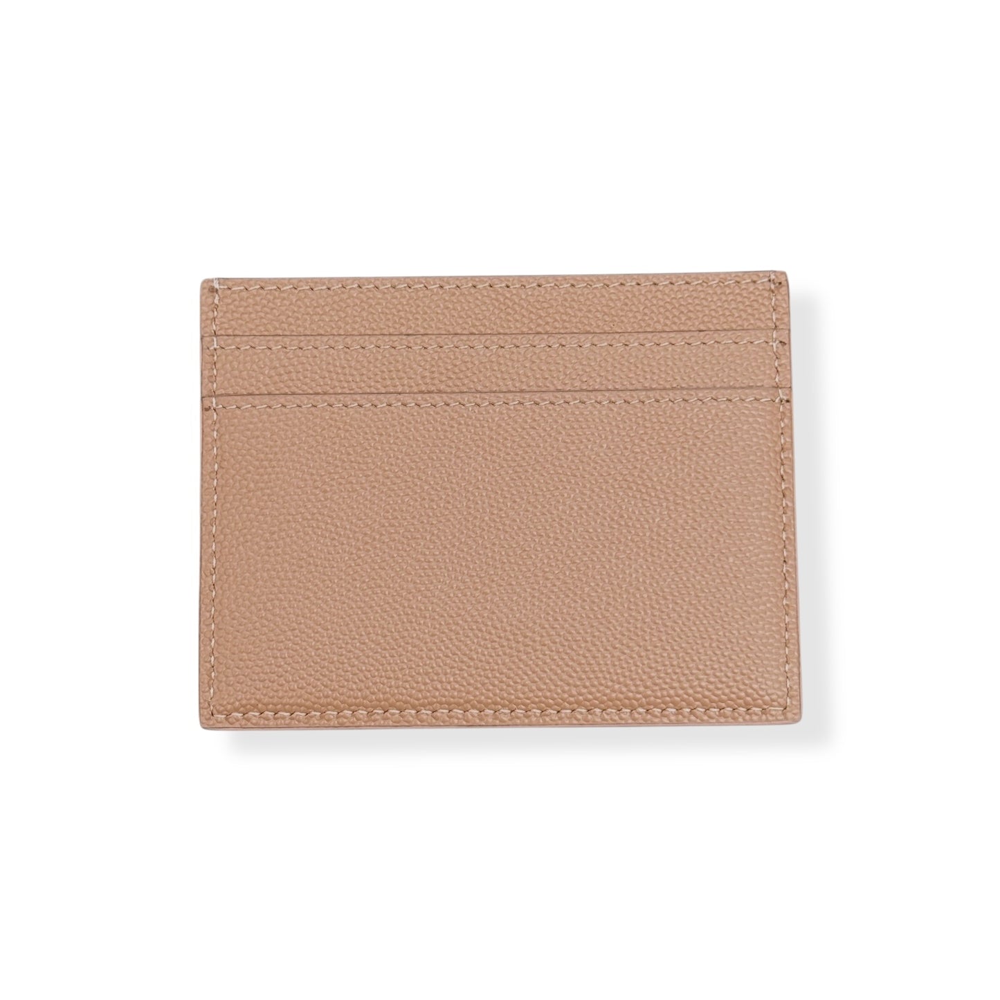 Saint Laurent Portacarte con logo argentato