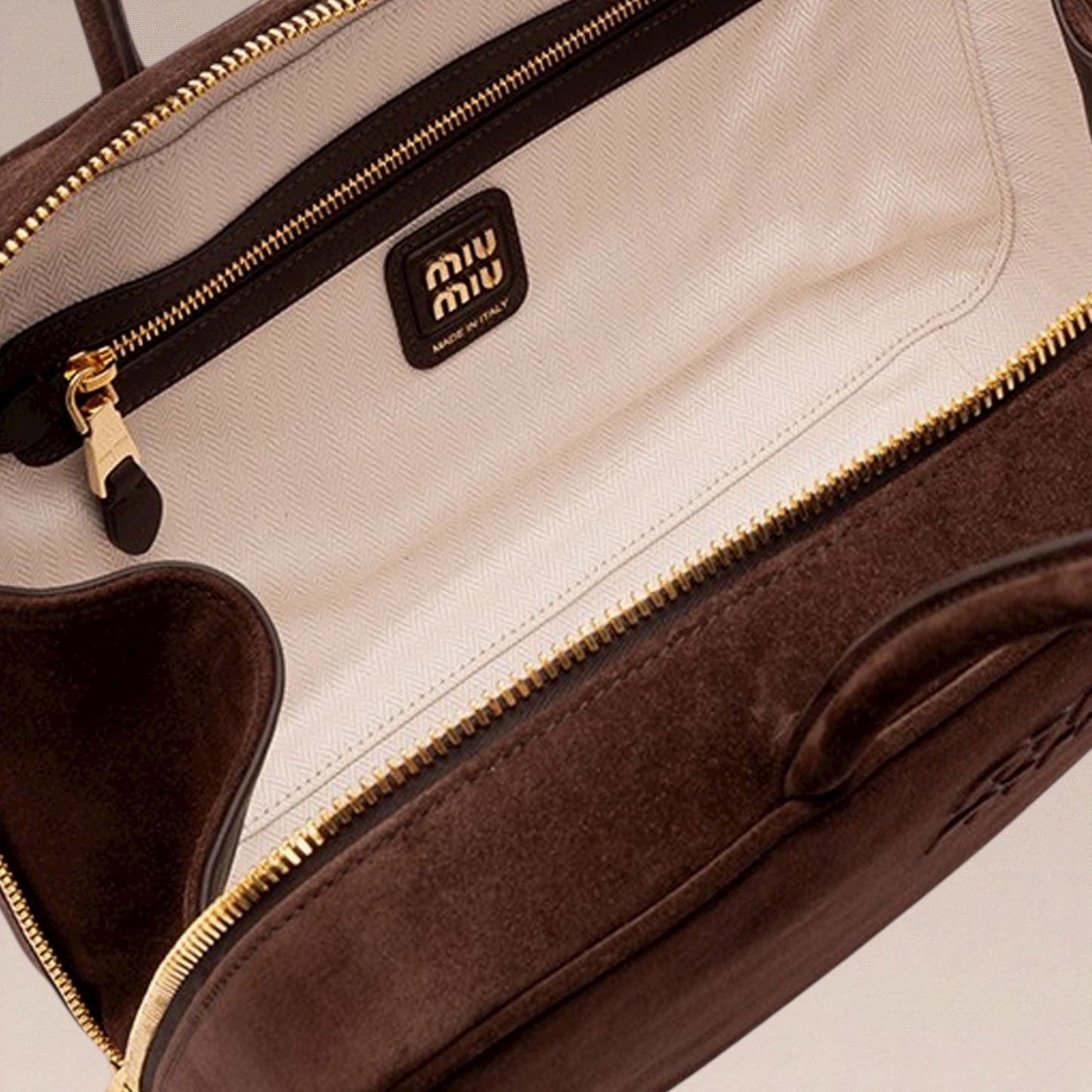 Miu Miu Borsa a mano Beau in suede