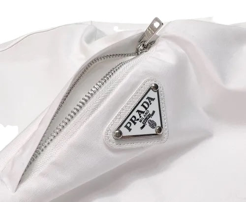 Prada T-shirt White in Nylon e Cotone