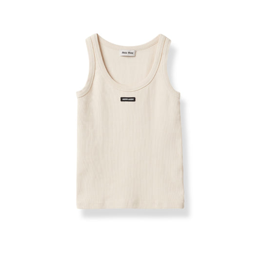 Miu Miu White Tank Top