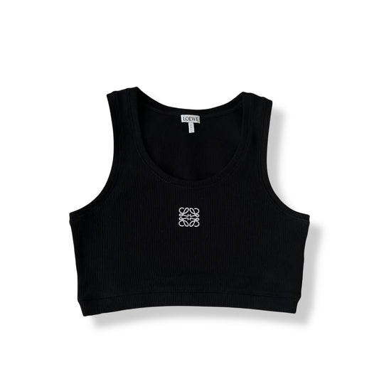 Loewe Canotta nera crop