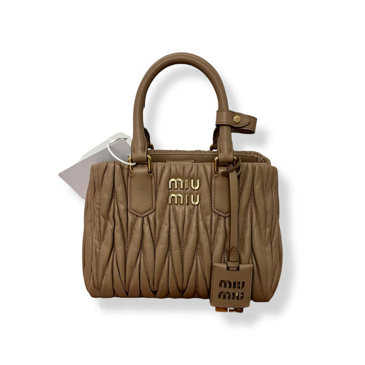 Miu Miu Borsa Arcadie caramello