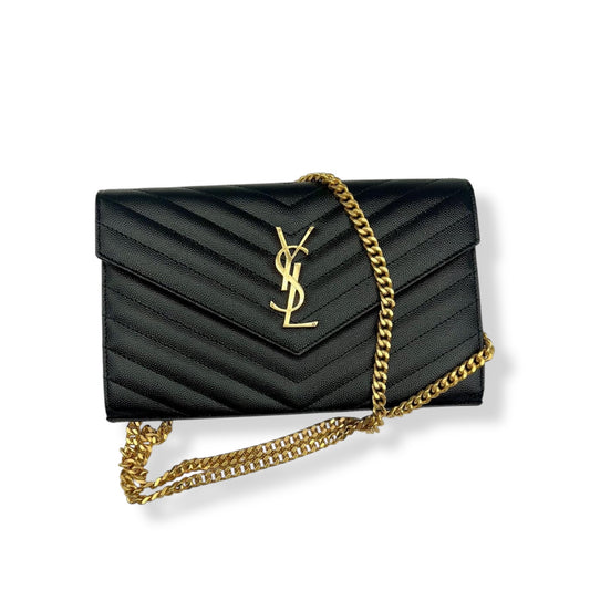 Saint Laurent Pochette Cassandre nera