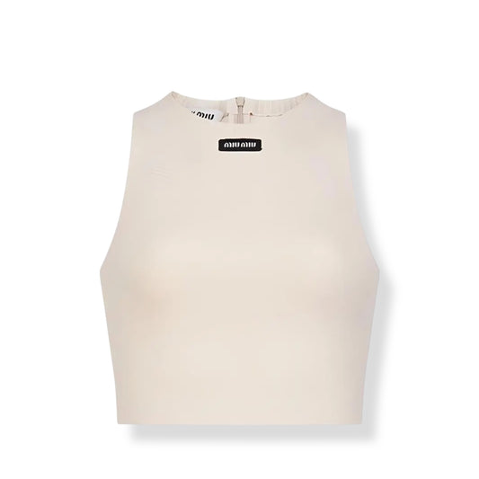 Miu Miu Top smanicato