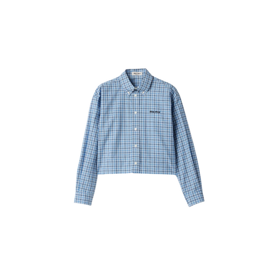 Miu Miu - Checked Poplin Shirt