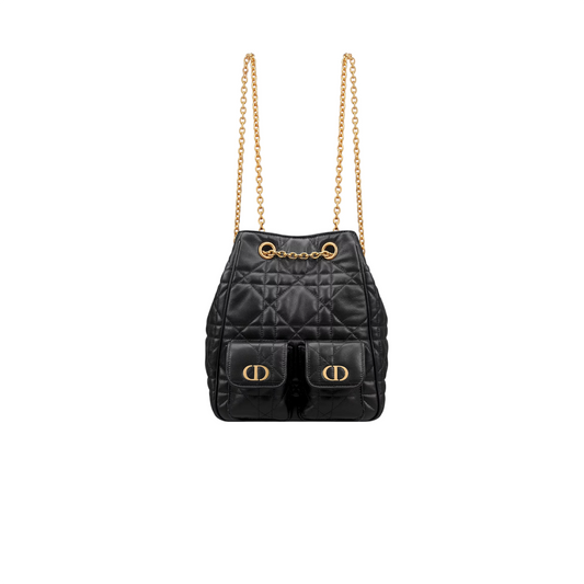 Dior Medium Caro Multicarry Backpack with Chain