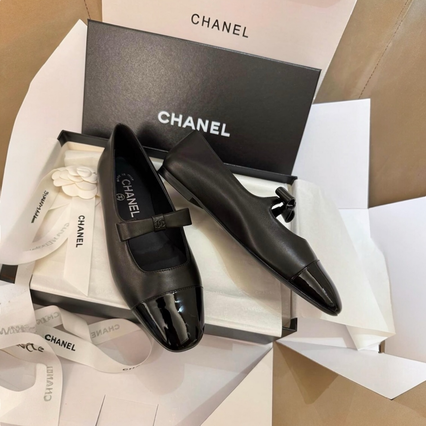 Chanel Ballerine in Pelle Black