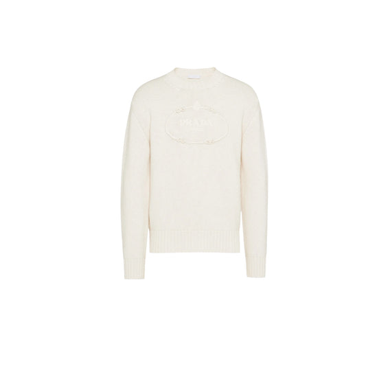 Prada Maglia Girocollo in Lana Cashmere