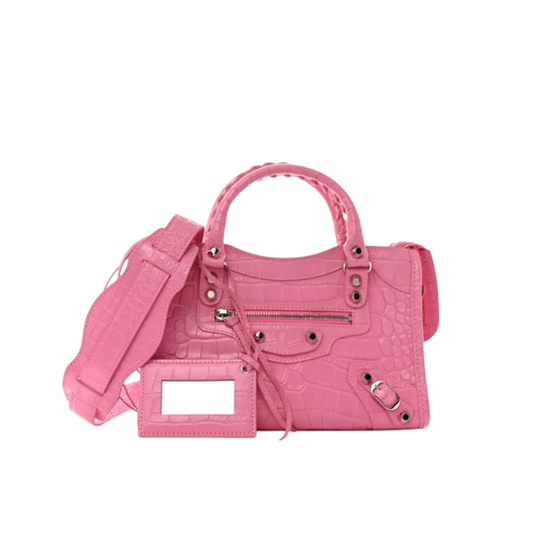 Balenciaga Borsa in Vernice Rosa