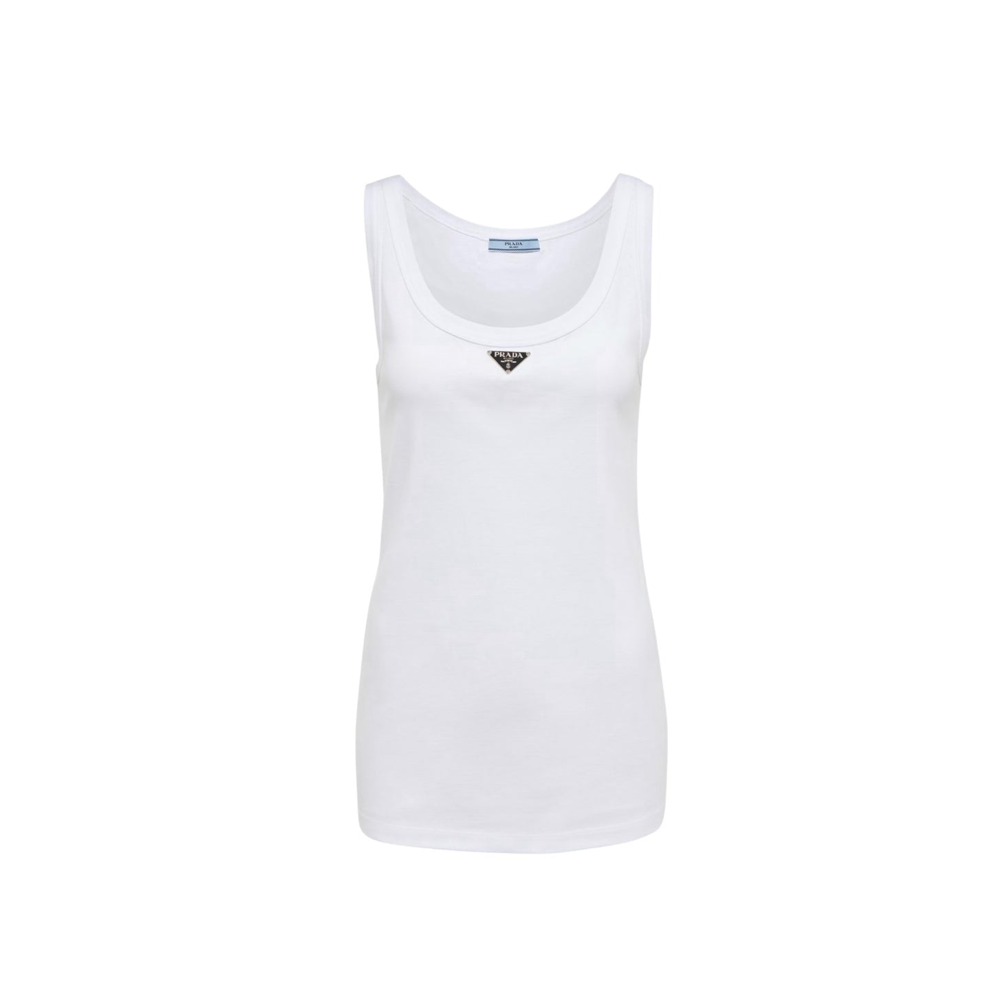 Prada Canotta Bianca in Cotone