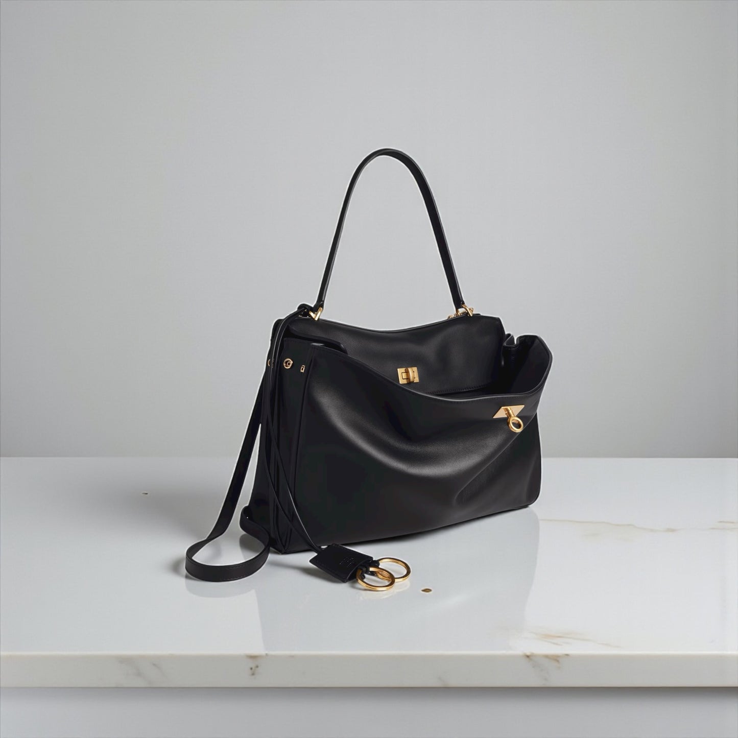 Balenciaga Borsa Rodeo Medium - Nera