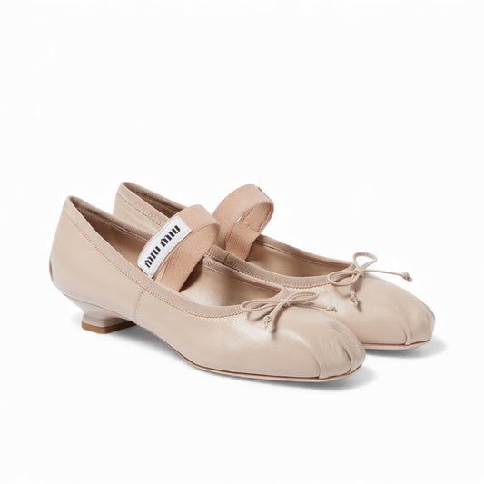 Miu Miu Ballerine Color Rosa cipria
