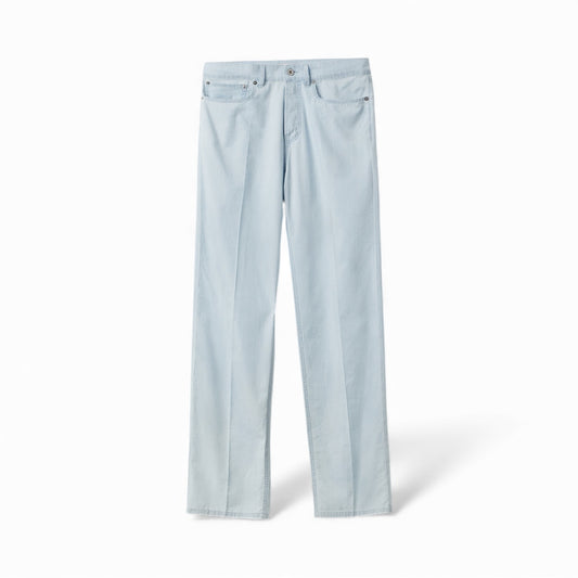 Miu Miu Pantaloni Cinque Tasche in Denim Chambray