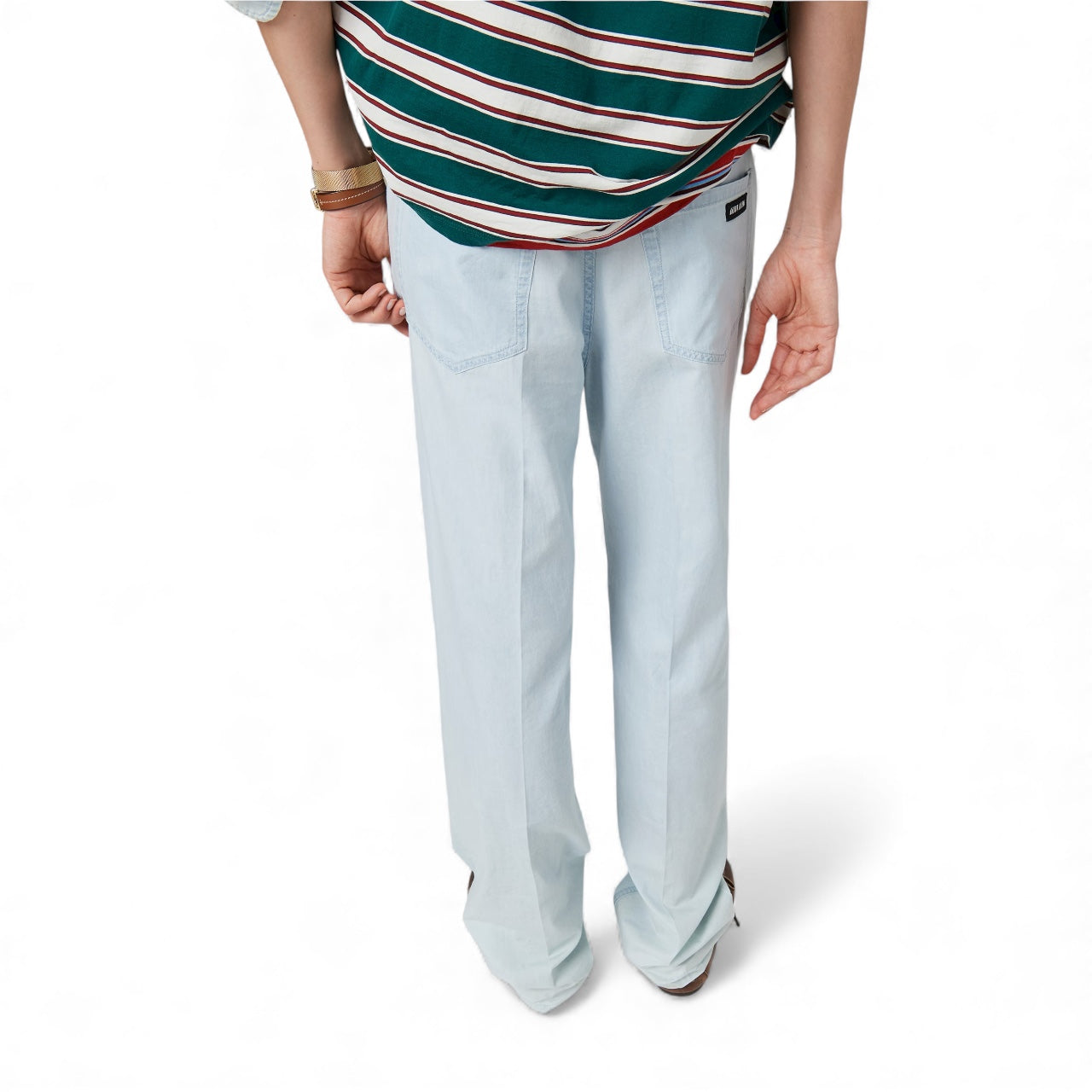 Miu Miu Pantaloni Cinque Tasche in Denim Chambray