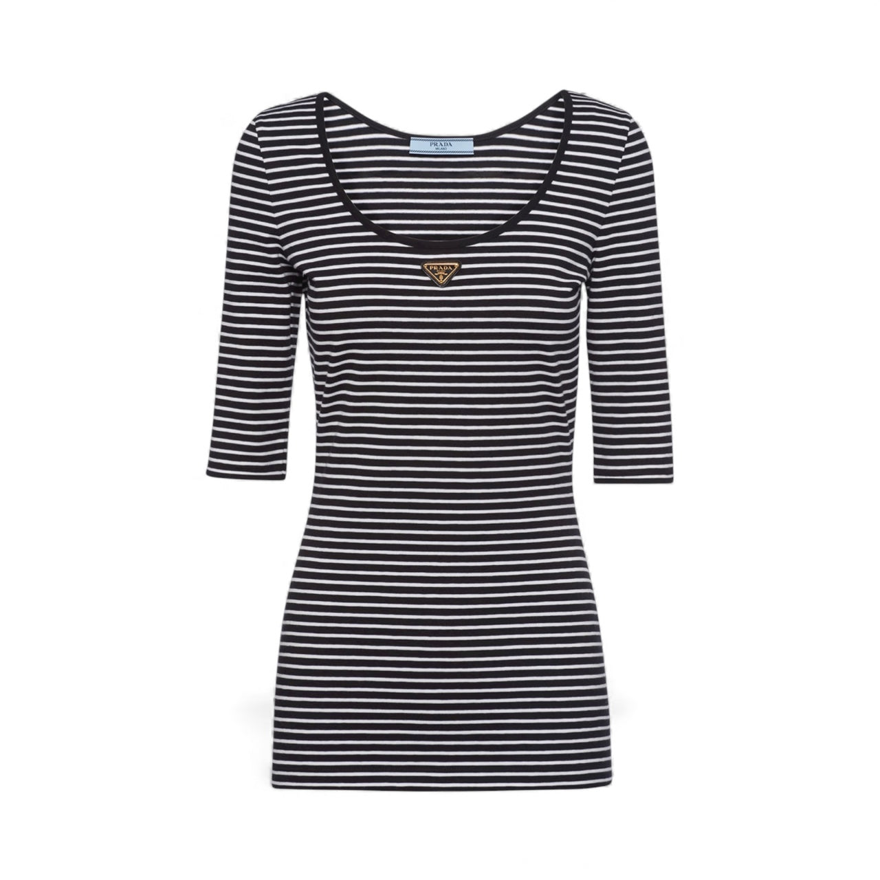 Prada T-shirt in jersey a righe