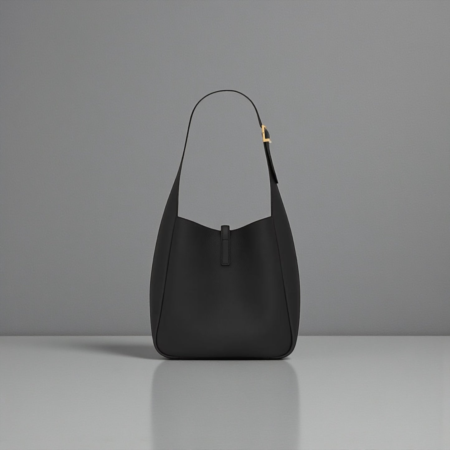 Saint Laurent Le 5 à 7 Morbida Small Nero