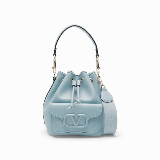Valentino Light Blue Bucket Bag