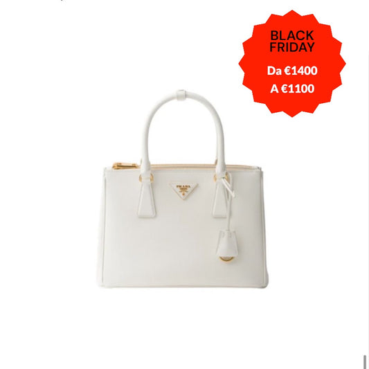 Prada Galleria Saffiano Small Bianca